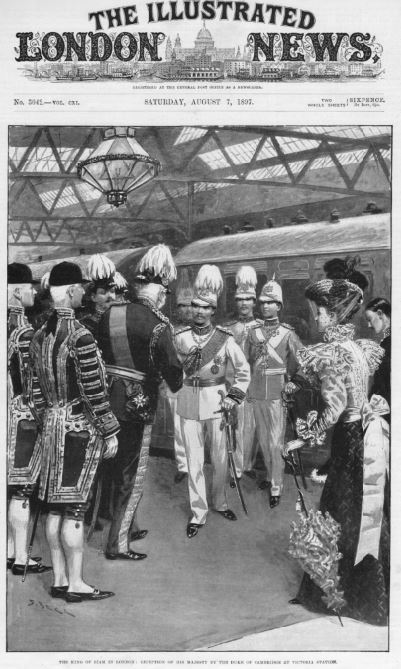 1897 king of siam visit